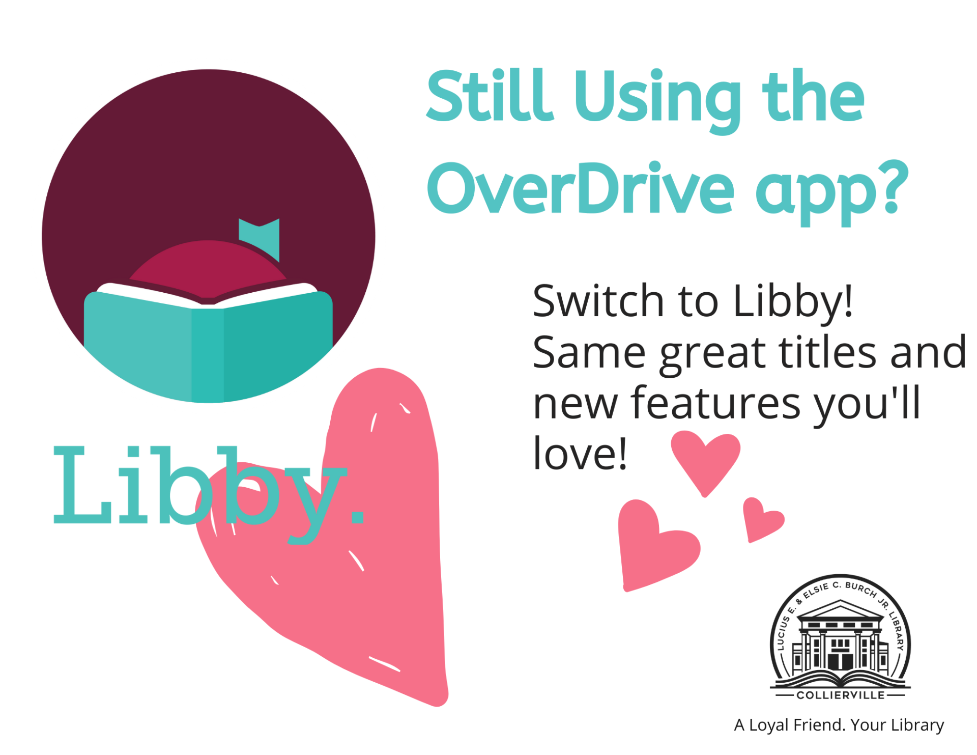OverDrive app to retire by end of 2022 - switch to Libby!