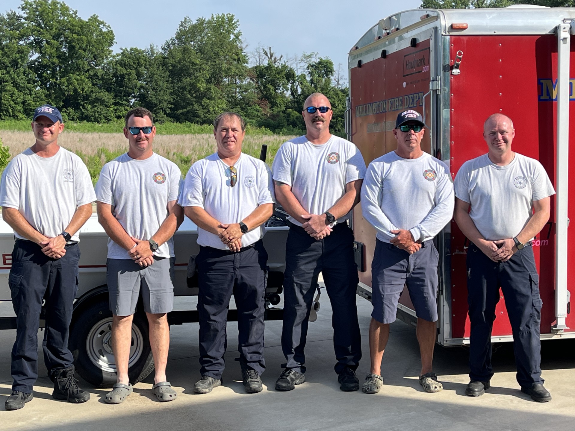 Collierville firefighters join team assisting fire and flooding victims